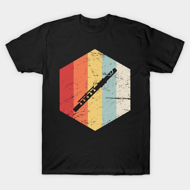 Retro Flute Icon T-Shirt by MeatMan